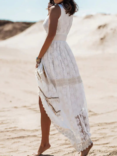 Ärmelloses Boho-Sommerkleid