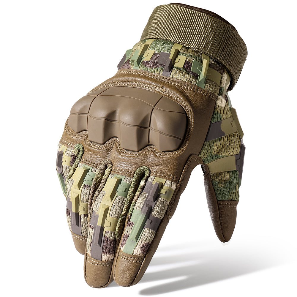 Heavy Duty PU Leather Tactical gloves