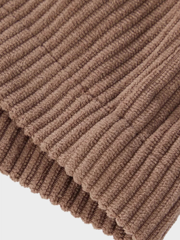 Mini A-line Corduroy Casual Skirt
