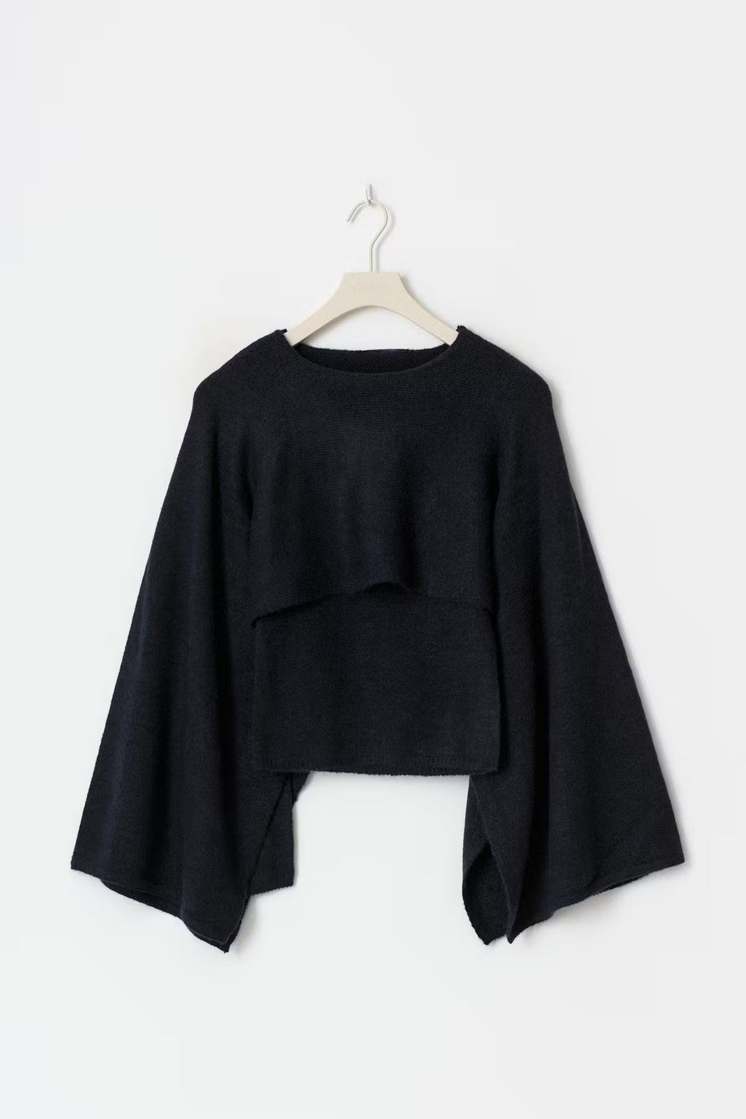 Knitted cape top