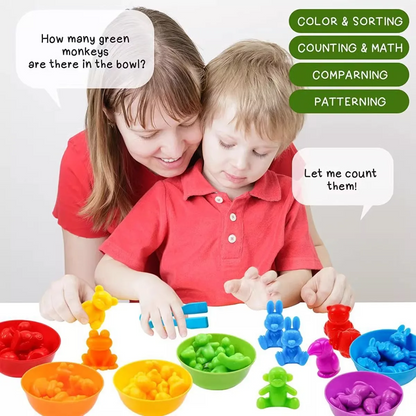 Dinosaur Color Sorting Matching Toy