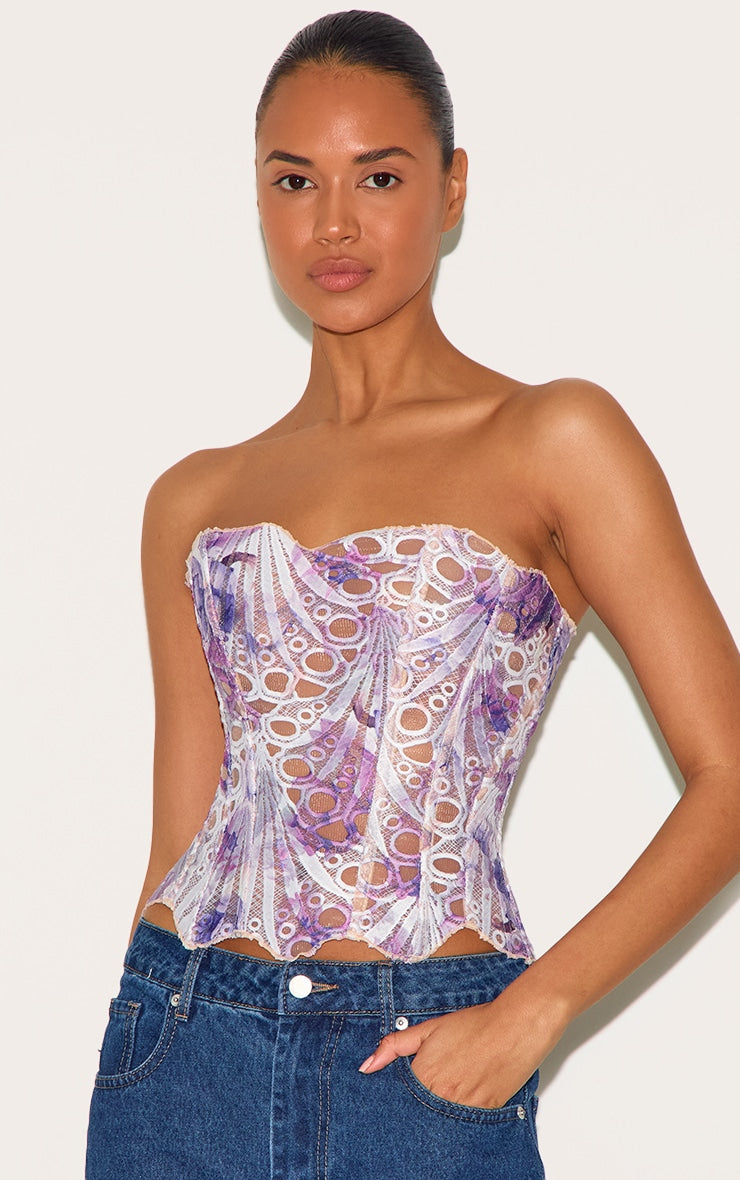 Elegant European Lace Corset