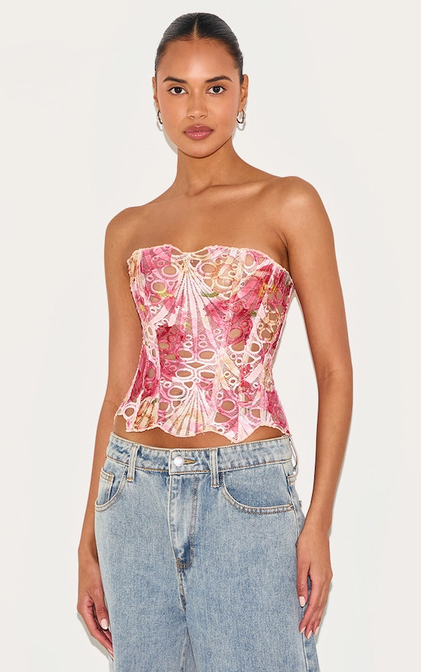 Elegant European Lace Corset