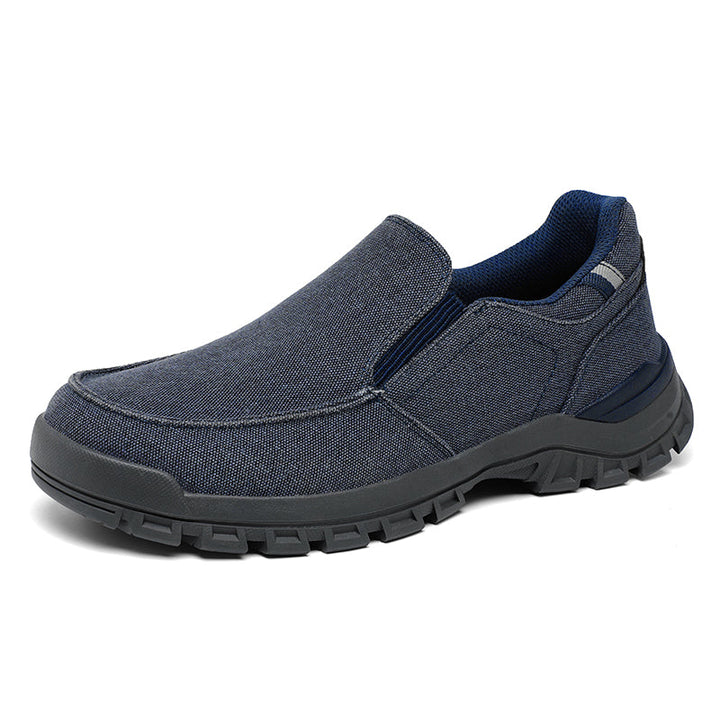 Men's Comfortable Non-Slip Pigskin Slip-On Casual Walking Shoes