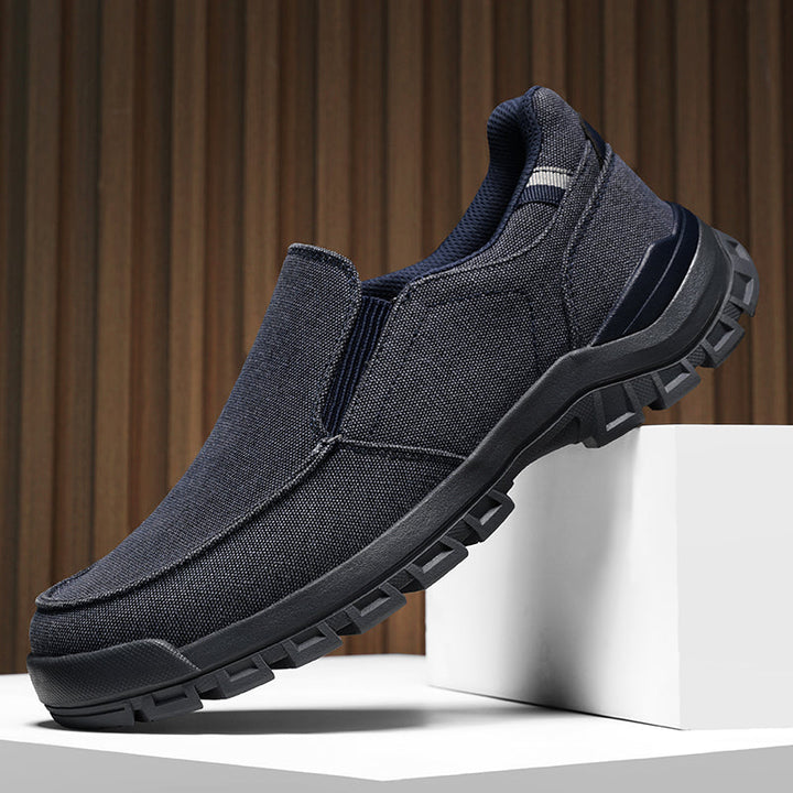 Men's Comfortable Non-Slip Pigskin Slip-On Casual Walking Shoes