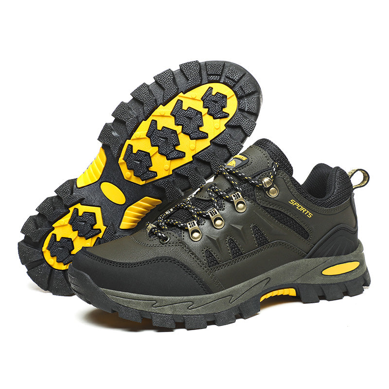Men's Outdoor Hiking Work Boots - Slip-Resistant