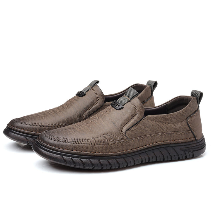Slip-On Genuine Leather Loafers