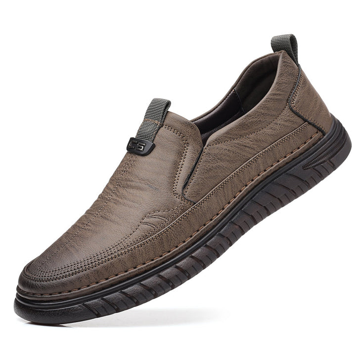 Slip-On Genuine Leather Loafers