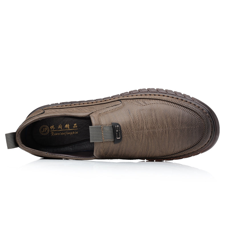 Slip-On Genuine Leather Loafers