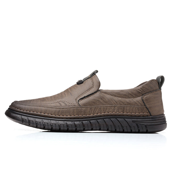 Slip-On Genuine Leather Loafers