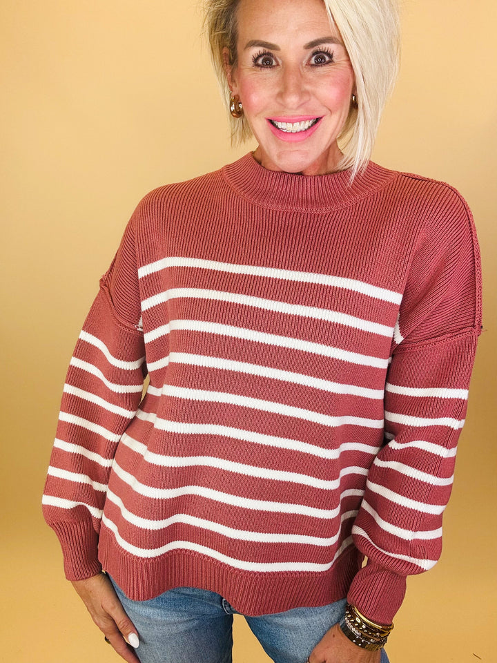 Falling for stripes sweater