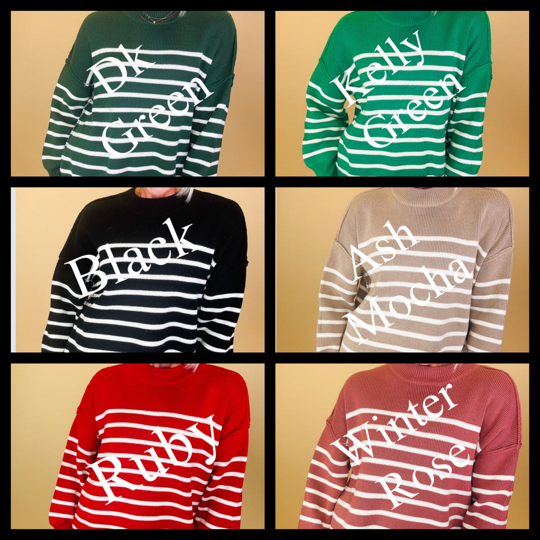Falling for stripes sweater