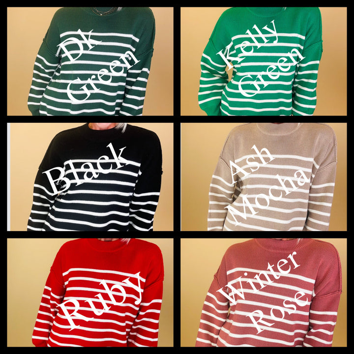 Falling for stripes sweater