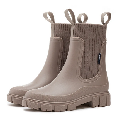 Non-Slip Waterproof Thick Sole Mid-Calf Boots