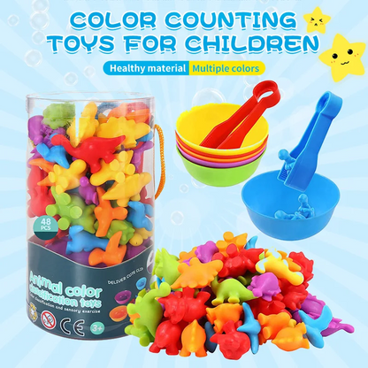 Dinosaur Color Sorting Matching Toy