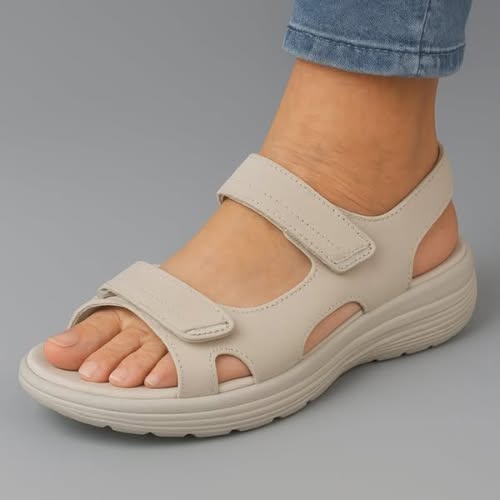 Bella™ Orthopedic leather sandals made from high-quality material