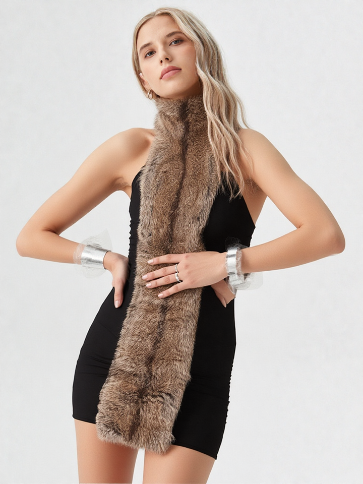 Velura™ Patchwork Halter Mini Dress