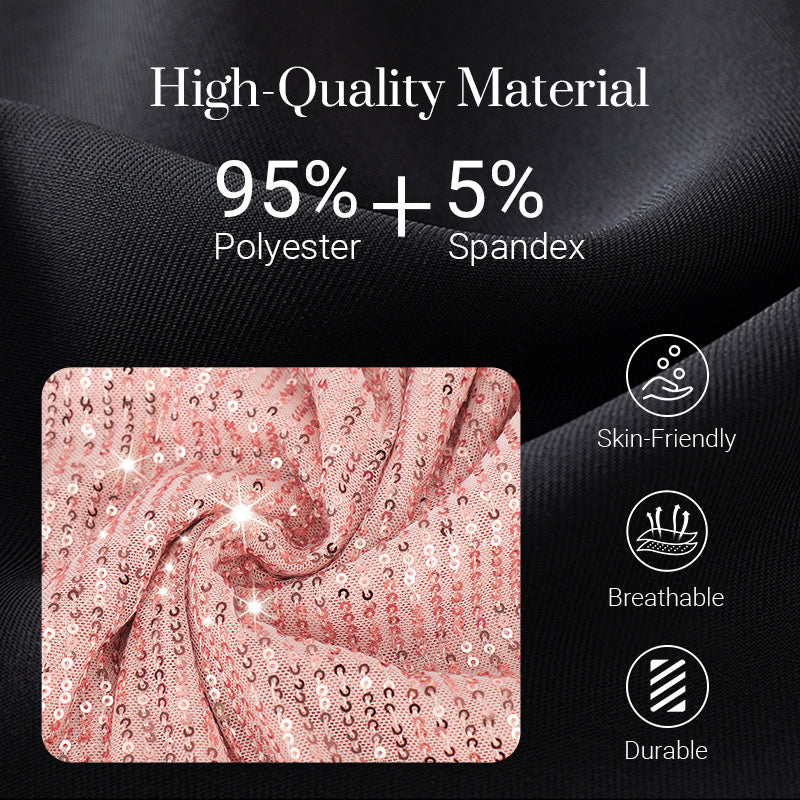 One Shoulder Sequin Sparkling Dress