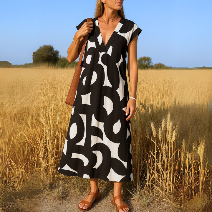 Valérie | Airy V-neck dress