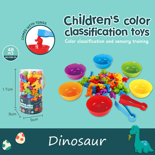 Dinosaur Color Sorting Matching Toy