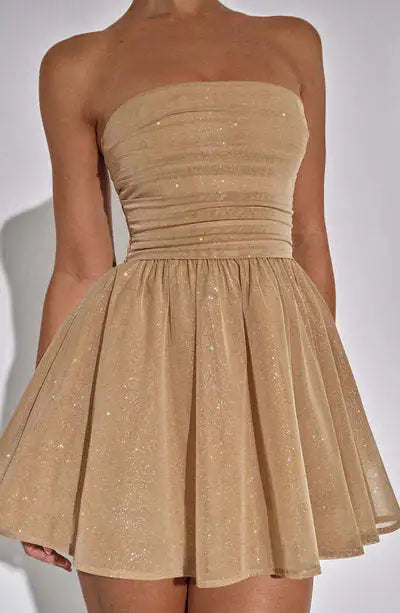 New Sexy Strapless Bodycon Mini Dress