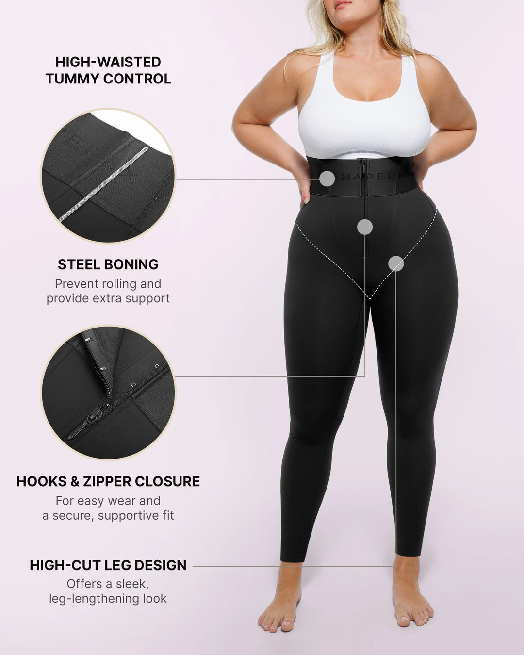High-Waisted Full-Length Shaping Leggings