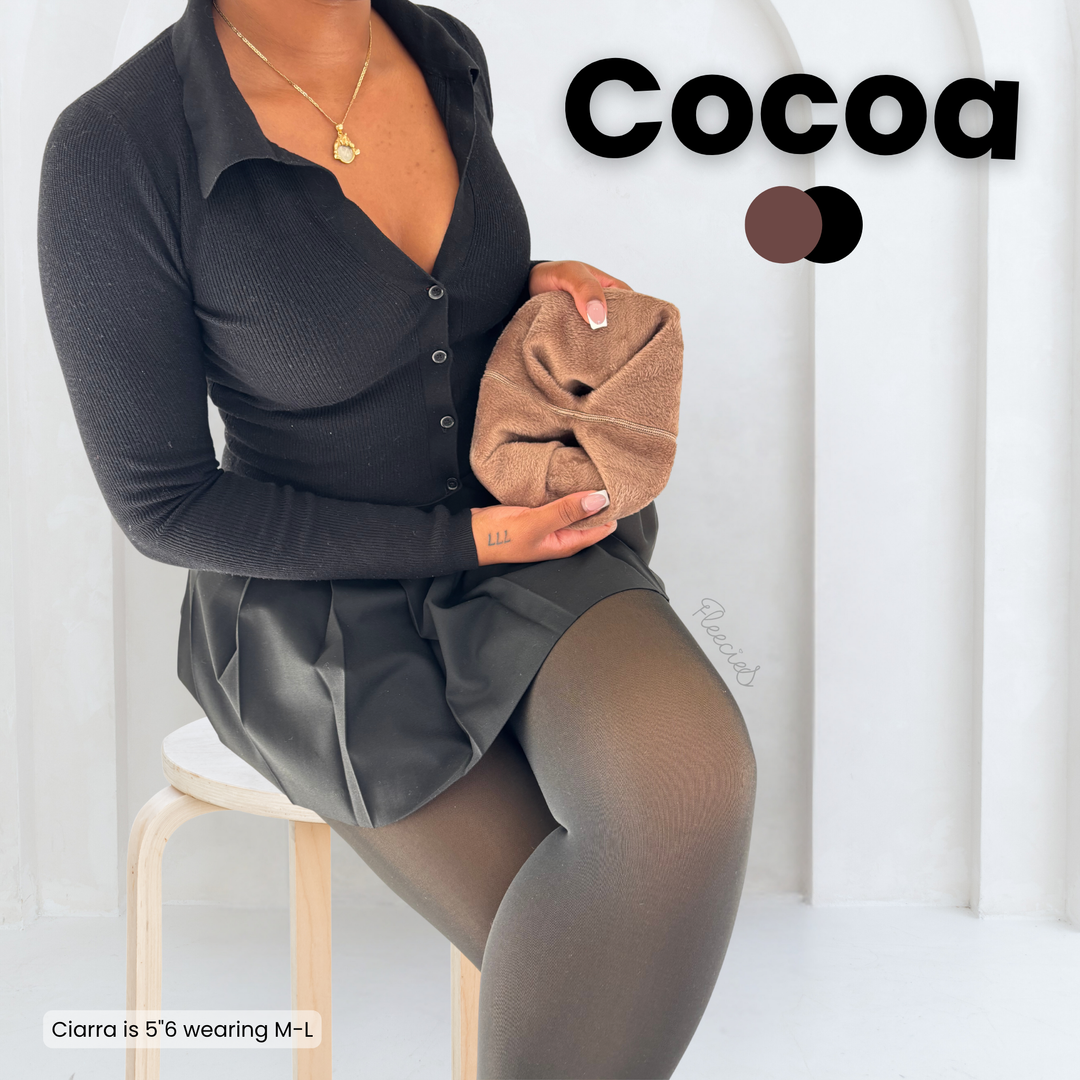 Bare-Leg Look Fleece Lined Tights