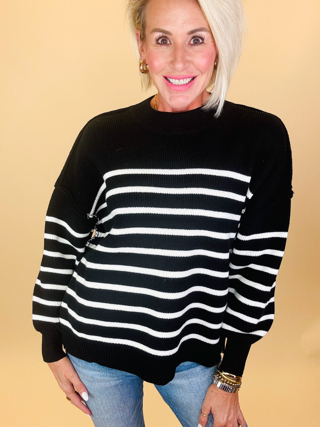 Falling for stripes sweater