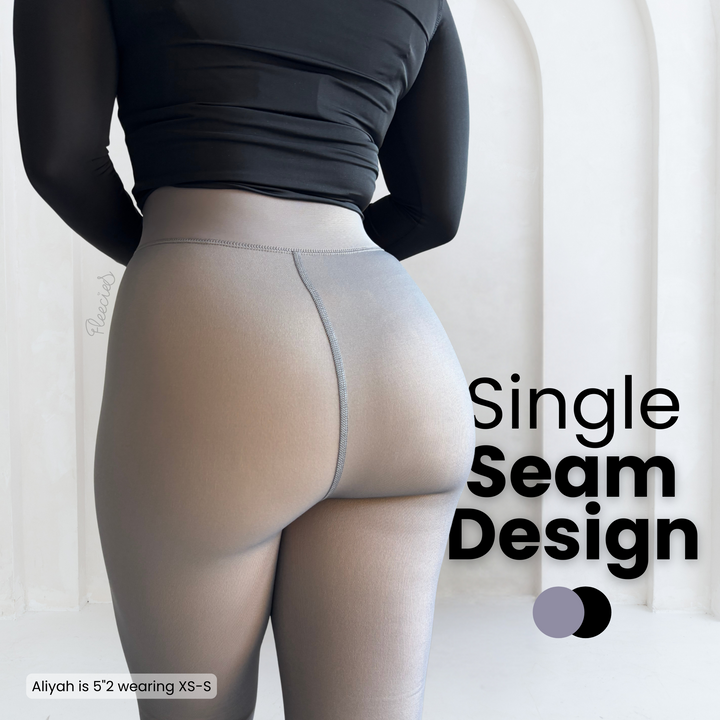 Bare-Leg Look Fleece Lined Tights