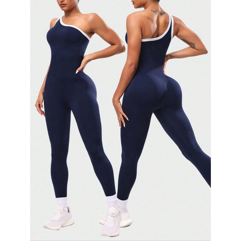 Elara IceSilk One-Shoulder Jumpsuit