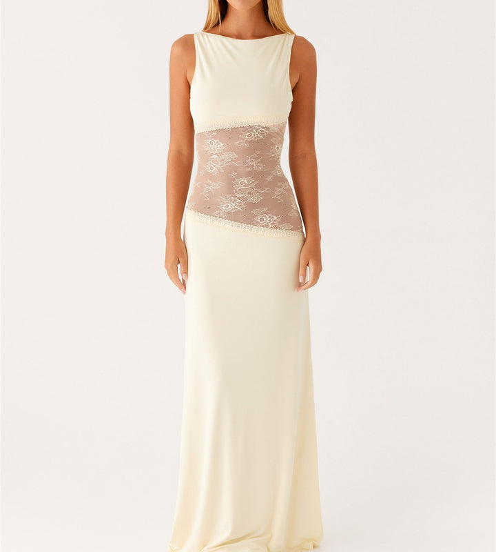 Lace Elegance Maxi Dress