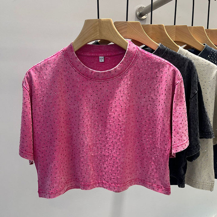 ÉLARA Luxe™ Serenity Waist Statement Tee