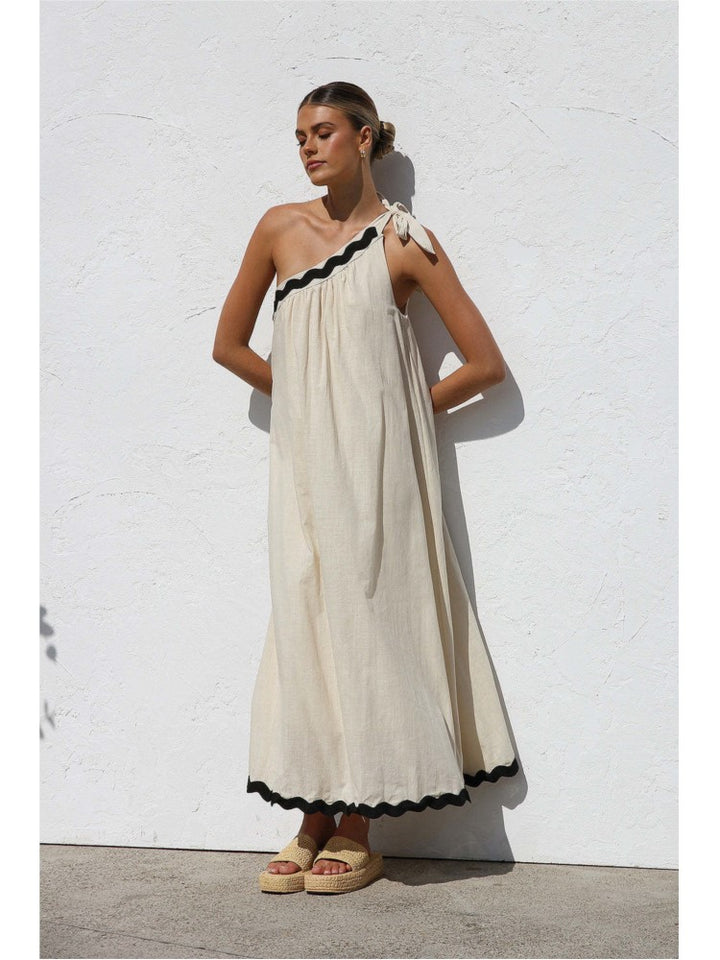 Solid Color Casual Dress
