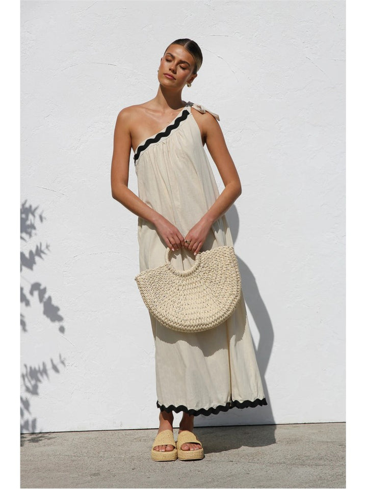 Solid Color Casual Dress