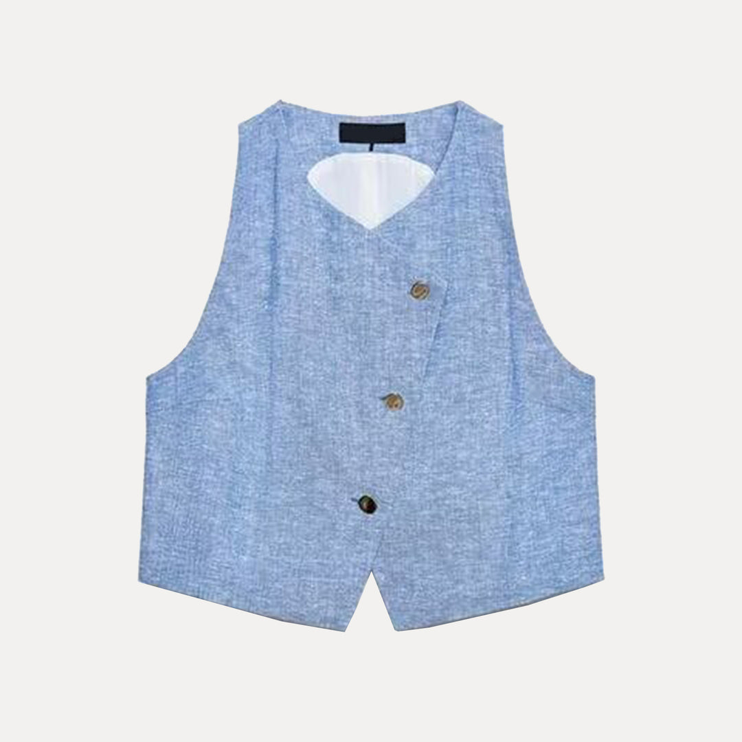 Zyra Suité™ – Chic Sleeveless Vest & Pants