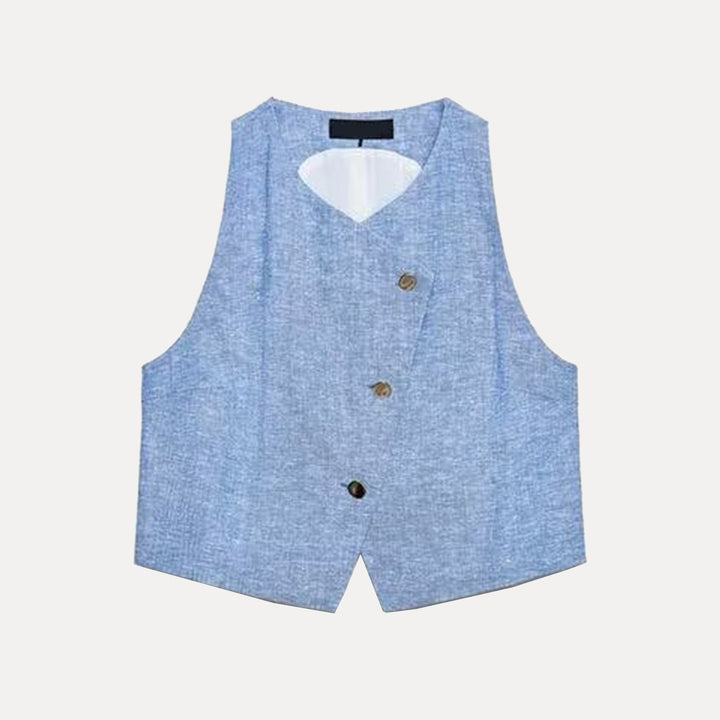 Zyra Suité™ – Chic Sleeveless Vest & Pants