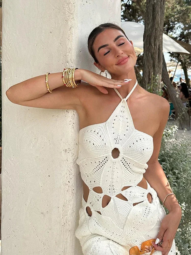 Solea Halter Cutout Mini Dress