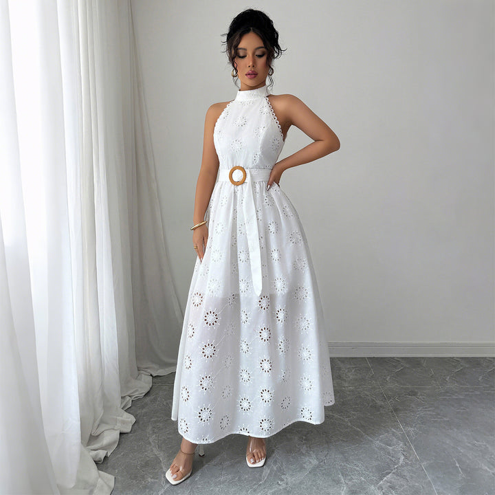 Maison Valoria Lace Maxi Dress