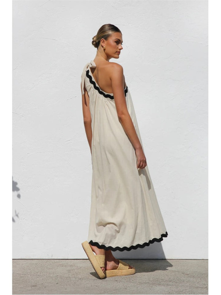 Solid Color Casual Dress