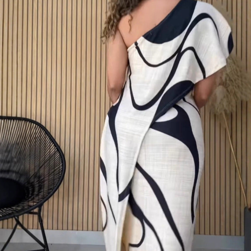 Luméa One-Shoulder Maxi Dress