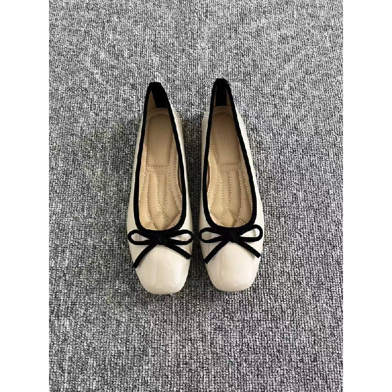 The Colette Patent Bow Ballet Flats