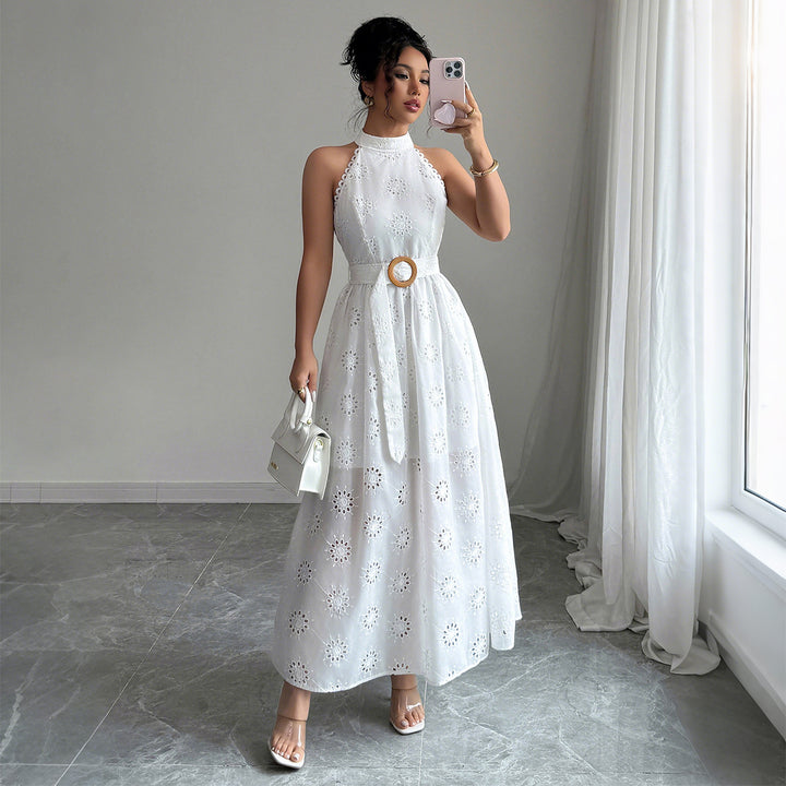 Maison Valoria Lace Maxi Dress