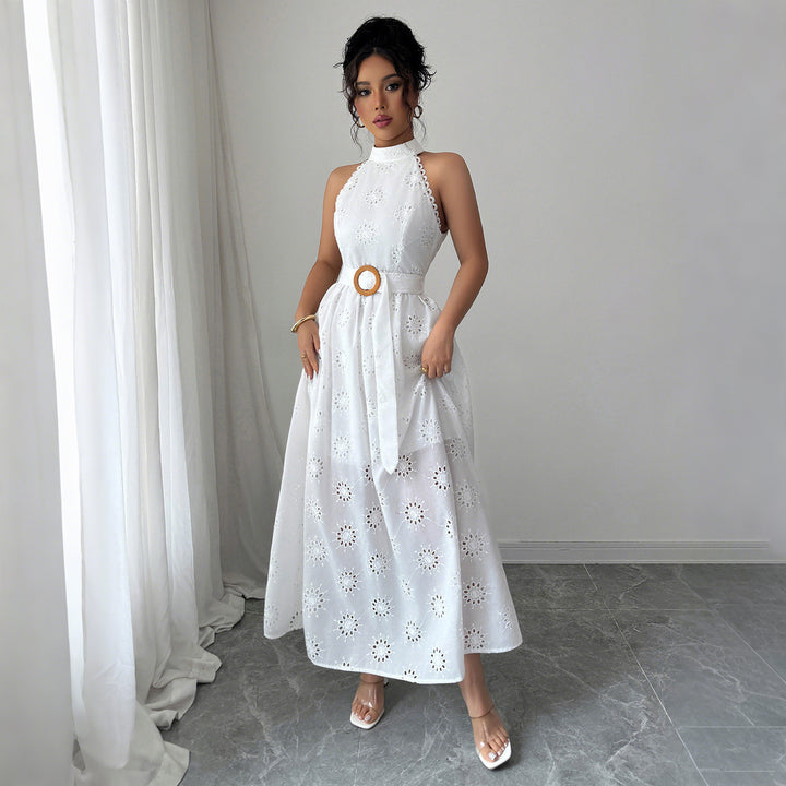 Maison Valoria Lace Maxi Dress