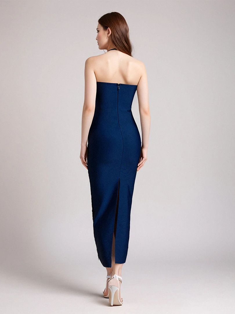 Aurelia Backless Tassel Gown