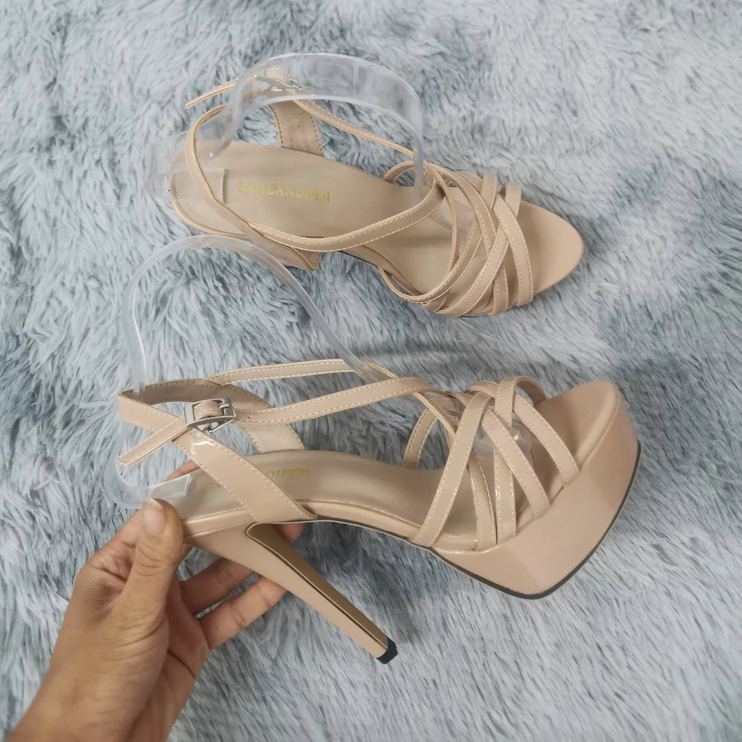 Scarlet Luxe Heels