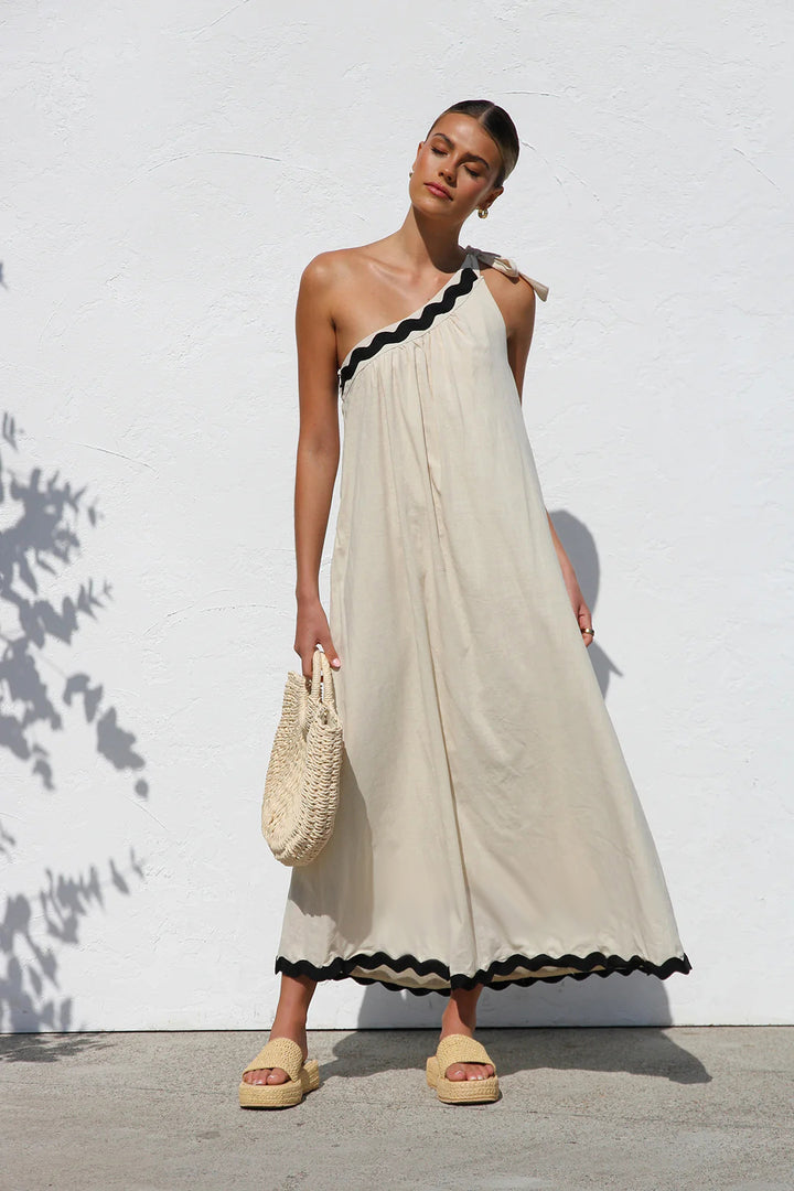 Solid Color Casual Dress