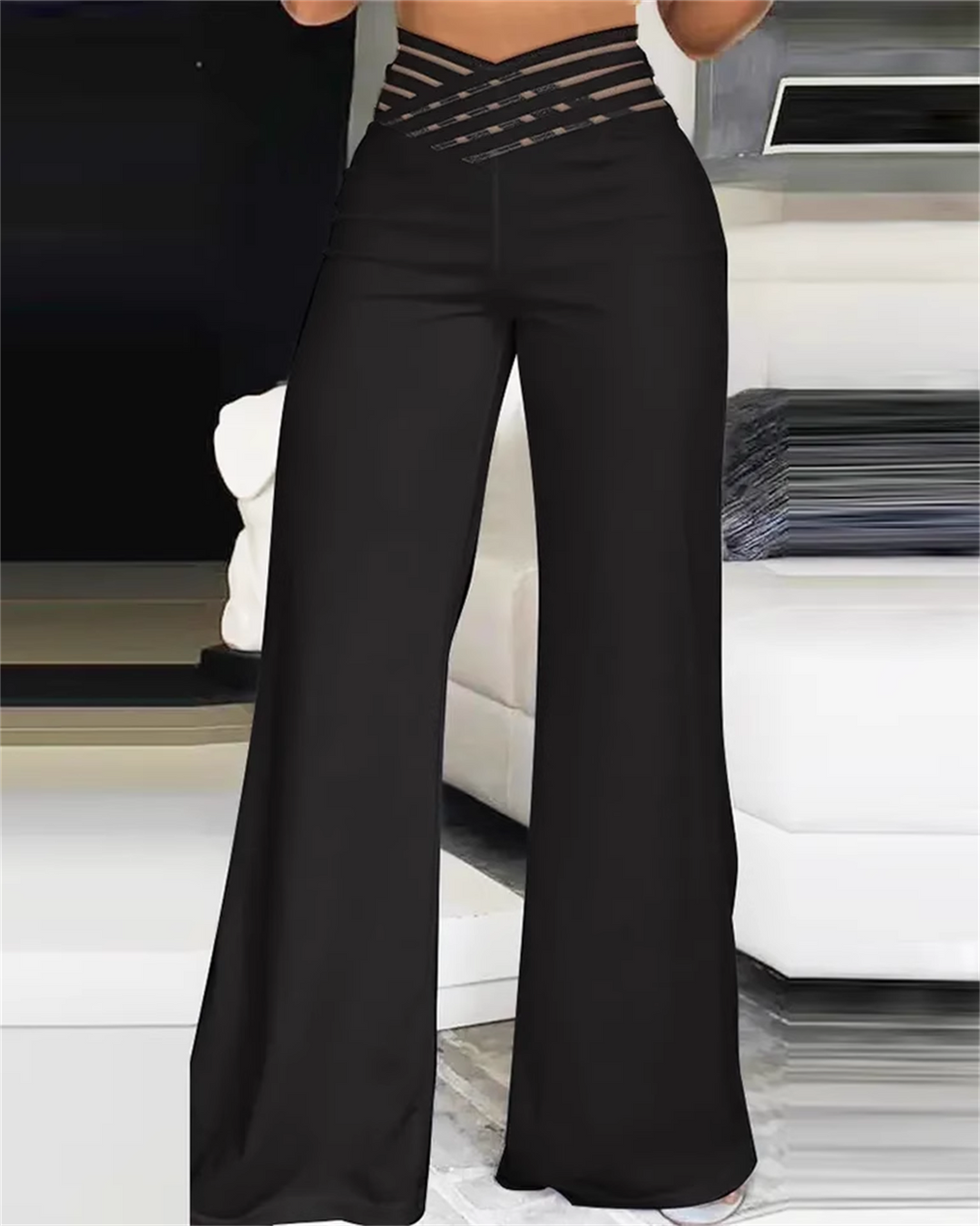 Aurelle Sculpt High-Waist Trousers