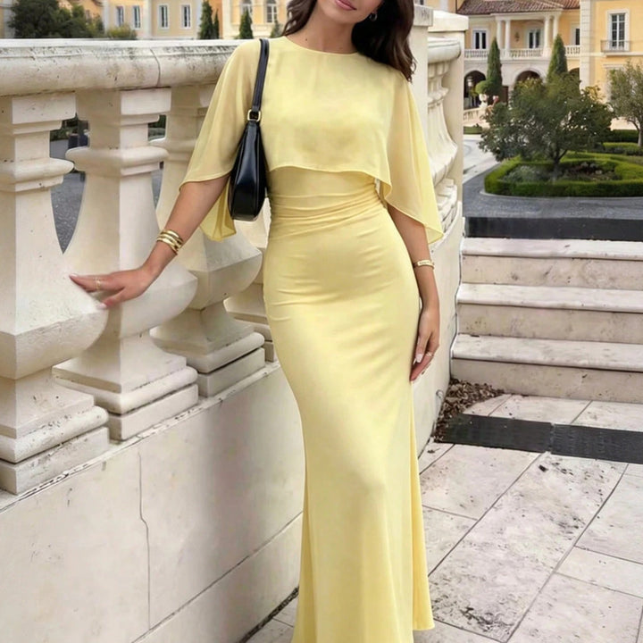 The Solenne Cape Maxi Dress™
