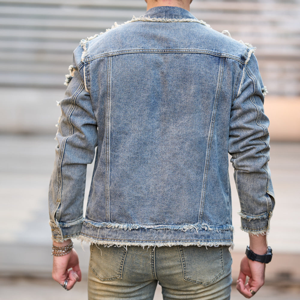 Retro Style Men's Denim Jacket