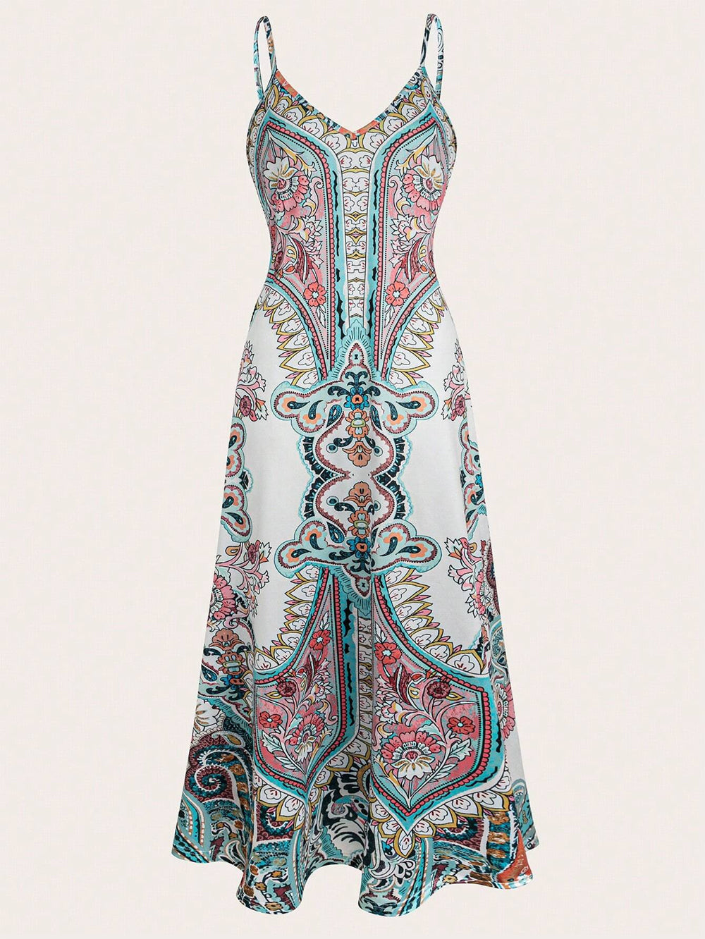 SOLINA™ Floral Halter Maxi Dress